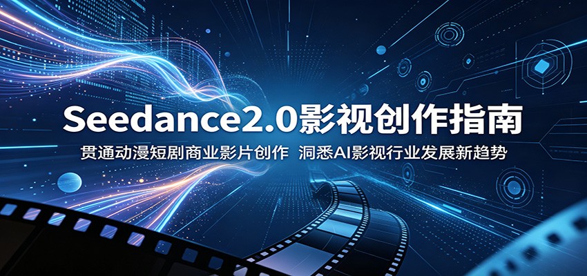 Seedance2.0影视创作指南:贯通动漫短剧商业影片创作,洞悉AI影视行业发展新趋势-迦哆网创社