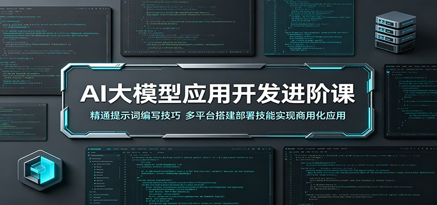 AI大模型应用开发进阶课：精通提示词编写技巧，多平台搭建部署技能实现商用化应用-迦哆网创社