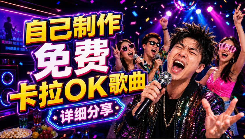 零基础AI制作免费卡拉OK视频教程，从歌曲生成、音轨分离到字幕制作、视频导出，手把手教学-迦哆网创社