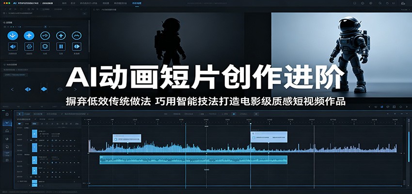 AI动画短片创作进阶：摒弃低效传统做法，巧用智能技法打造电影级质感短视频作品-迦哆网创社
