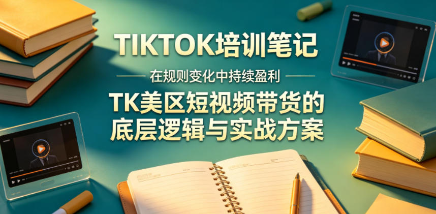 视界跨境TIKTOK4月17培训笔记,在规则变化中持续盈利,TK美区短视频带货的底层逻辑与实战方案【文档】-迦哆网创社