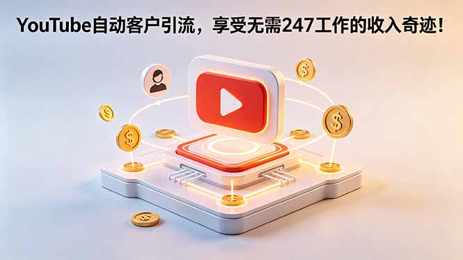 YouTube 自动客户引流，享受无需 247 工作的收入奇迹！【原创双语字幕】-迦哆网创社