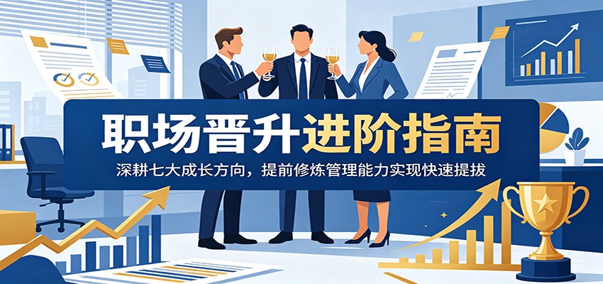职场晋升进阶指南：深耕七大成长方向，提前修炼管理能力实现快速提拔-迦哆网创社