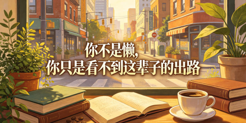 付费文章:你不是懒,你只是看不到这辈子的出路-迦哆网创社