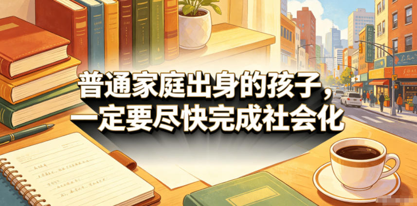 付费文章:普通家庭出身的孩子,一定要尽快完成社会化-迦哆网创社