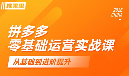 仙道电商·拼多多零基础运营实战课-迦哆网创社