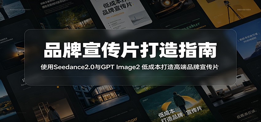 品牌宣传片打造指南：使用Seedance2.0与GPT Image2 低成本打造高端品牌宣传片-迦哆网创社