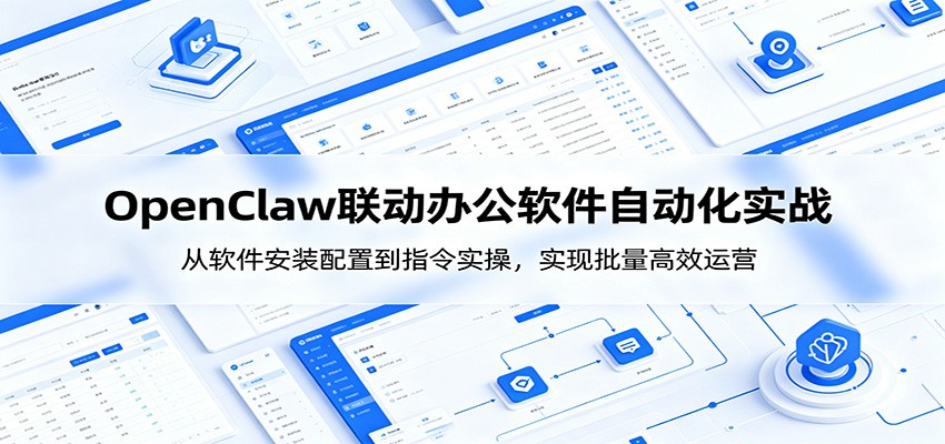 OpenClaw自动化实操课：从软件安装配置到指令实操，实现批量高效运营-迦哆网创社