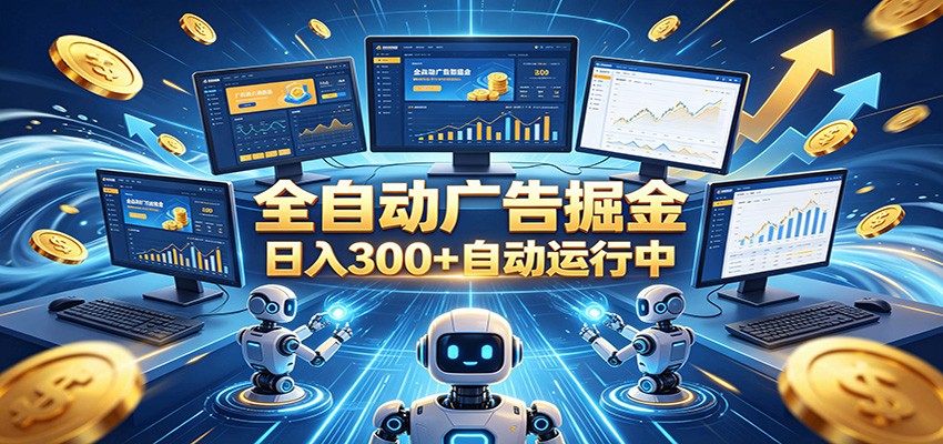 自动广告G机，日入300+，正规平台，广告浏览获益，时间自由，适合各类人群日常增收-迦哆网创社
