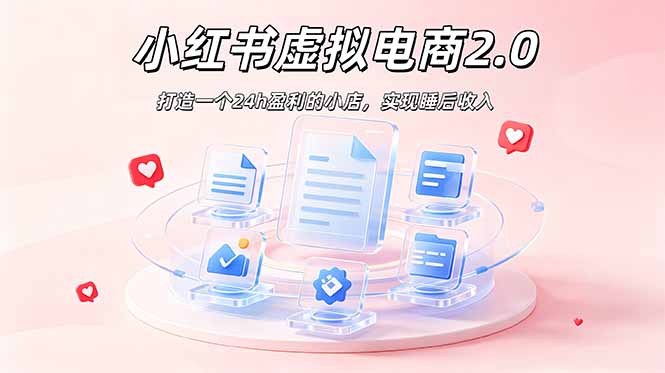 2026 年最强风口掘金项目：AI小红书虚拟电商，布局搜索流量，每日躺赚500+-迦哆网创社