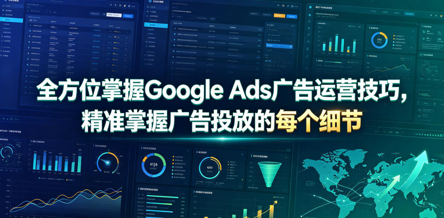 全方位掌握Google Ads广告运营技巧，精准掌握广告投放的每个细节【原创双语字幕】-迦哆网创社
