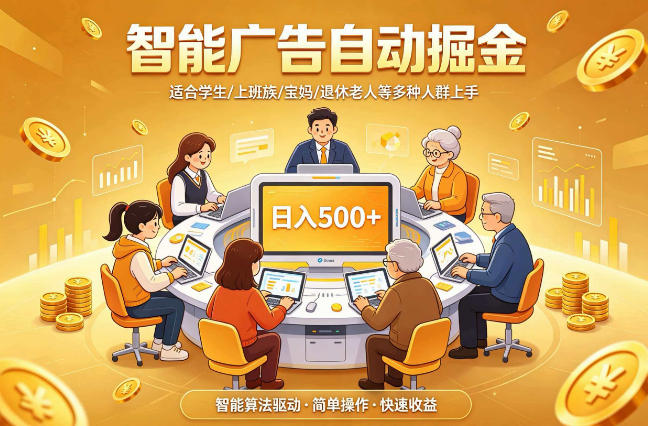2026年最好做的项目：自动掘金项目，小白轻易上手，单日轻松收入500+【揭秘】-迦哆网创社