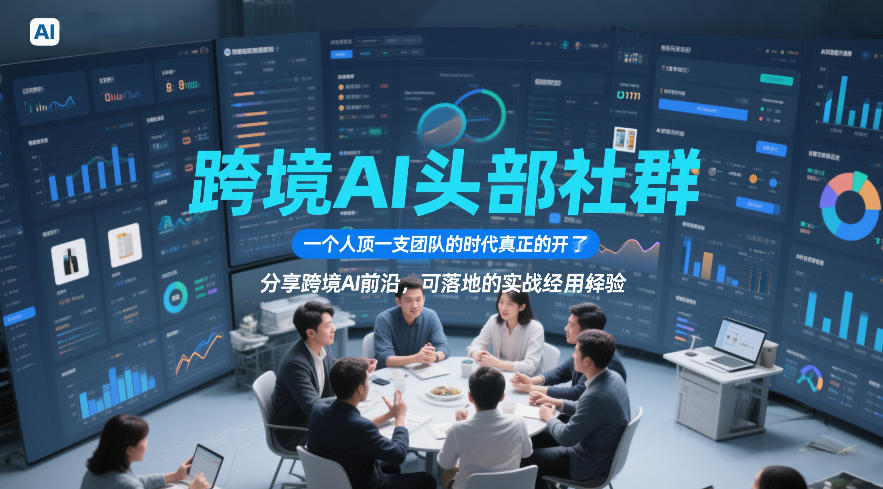 跨境AI头部社群，一个人顶一支团队的时代真正的开始了，分享跨境AI前沿，可落地的实战经验(更新6月29日)-迦哆网创社