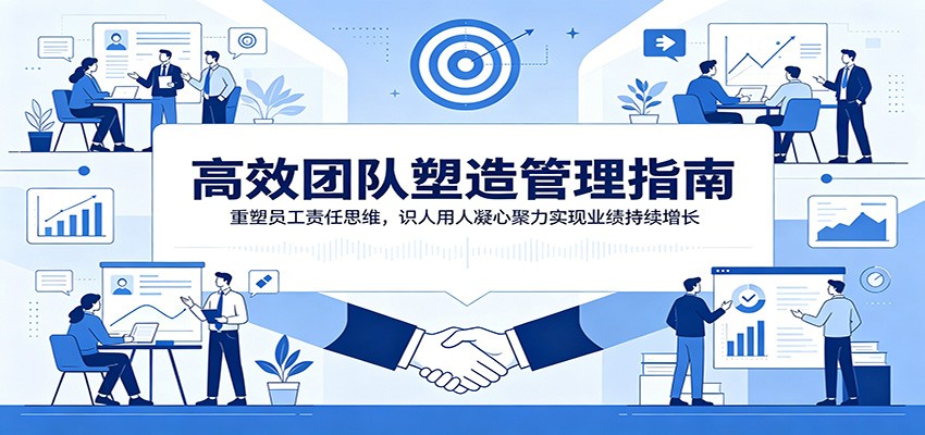 高效团队塑造管理指南：重塑员工责任思维，识人用人凝心聚力实现业绩持续增长-迦哆网创社