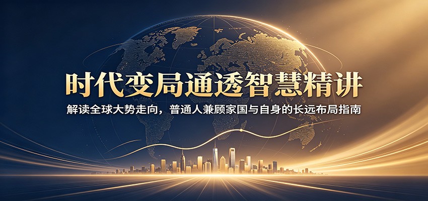 时代变局通透智慧精讲：解读全球大势走向，普通人兼顾家国与自身的长远布局指南-迦哆网创社