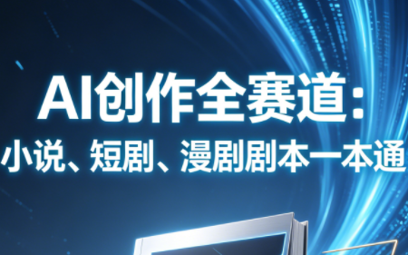 AI创作全赛道:小说、短剧、漫剧剧本一本通(更新7月)-迦哆网创社