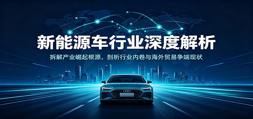 新能源车行业深度解析：拆解产业崛起根源，剖析行业内卷与海外贸易争端现状-迦哆网创社