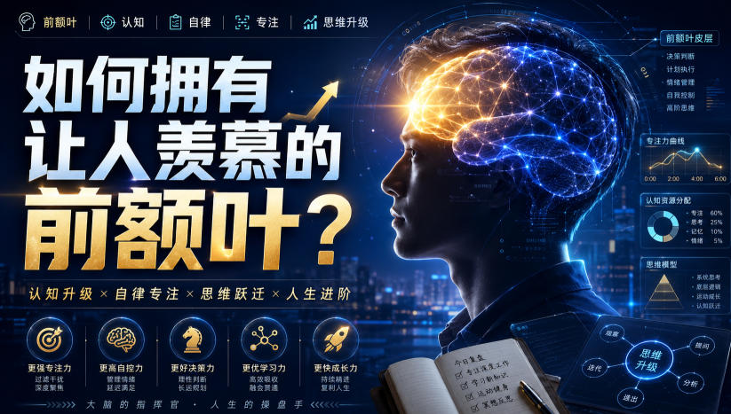 付费文:如何拥有让人羡慕的前额叶?-迦哆网创社