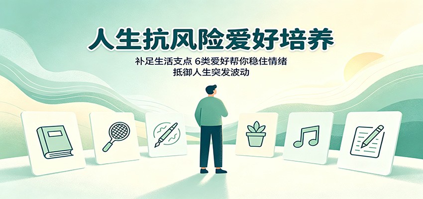 人生抗风险爱好培养:补足生活支点,6类爱好帮你稳住情绪,抵御人生突发波动-迦哆网创社