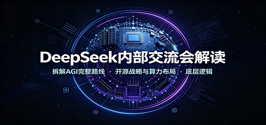 DeepSeek内部交流会解读:拆解AGI完整路线,开源战略与算力布局底层逻辑-迦哆网创社