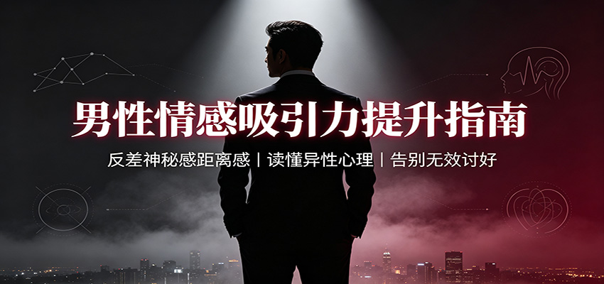 男性情感吸引力提升指南:反差神秘感距离感,读懂异性心理,告别无效讨好-迦哆网创社