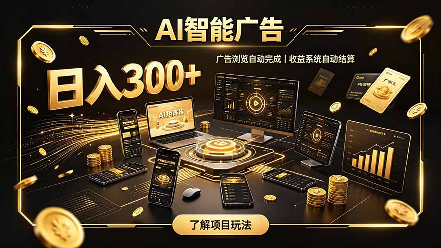 自研 AI 系统｜轻资产起步｜长期稳定收益｜宝妈 上班族轻轻松松日入300+-迦哆网创社