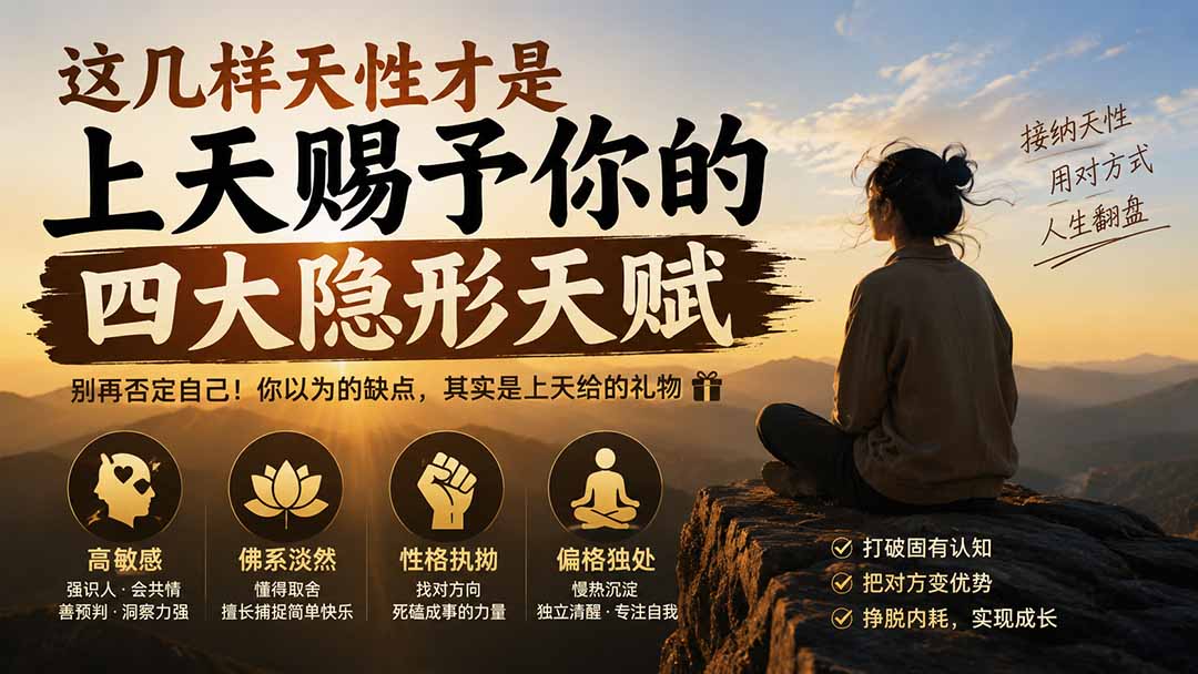 付费文章：这几样天性才是上天赐予你的四大隐形天赋-迦哆网创社