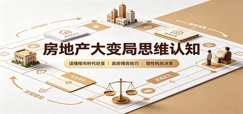 房地产大变局思维认知：读懂楼市时代巨变，卖房博弈技巧，理性购房决策-迦哆网创社