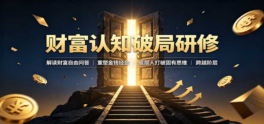 财富认知破局研修：解读”孙割”，重塑金钱观念，底层人打破固有思维跨越阶层-迦哆网创社