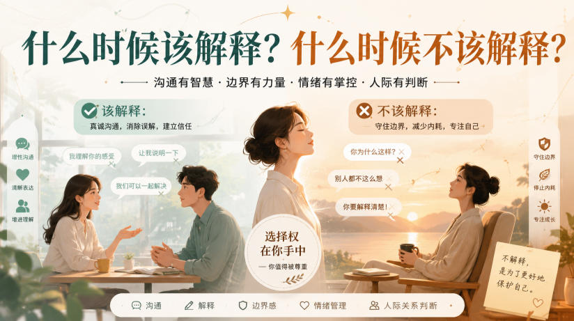 付费文章:什么时候该解释?什么时候不该解释?-迦哆网创社