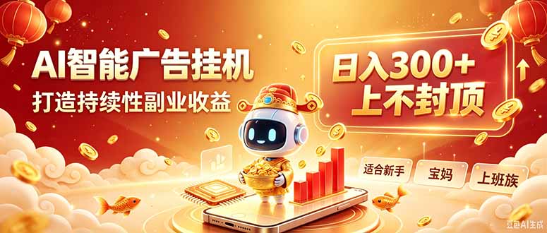 告别手动干活！AI自动化，解锁线上被动收益-迦哆网创社