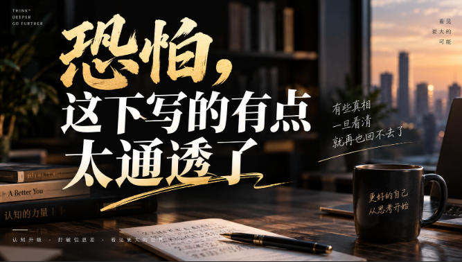 灏泽叔最新付费文章：恐怕，这下写的有点太通透了-迦哆网创社
