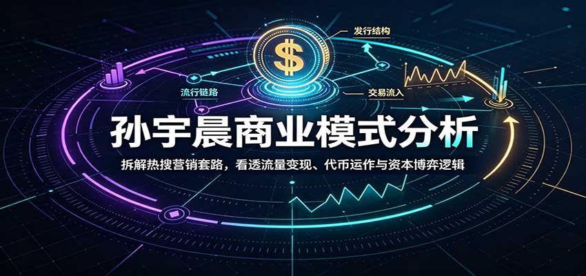 孙宇晨商业模式分析：拆解热搜营销套路，看透流量变现、代币运作与资本博弈逻辑-迦哆网创社