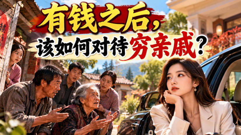 某公众号付费文章:有钱之后,该如何对待穷亲戚?-迦哆网创社