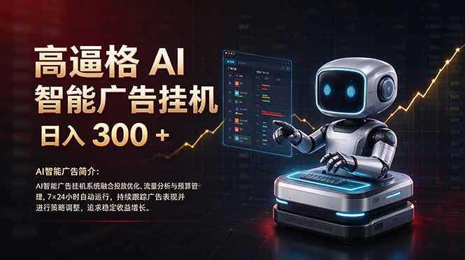 普通人的 AI 副业机会，日入300+新手小白也能起步，-迦哆网创社