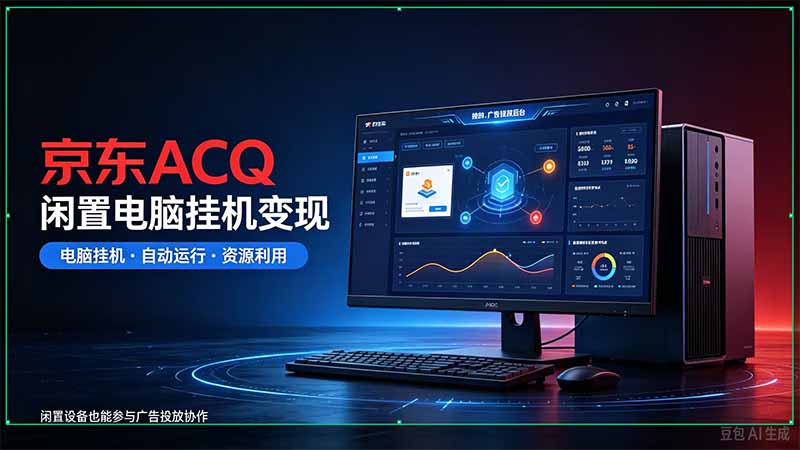 京东ACQ是什么？闲置电脑挂机采集项目拆解-迦哆网创社
