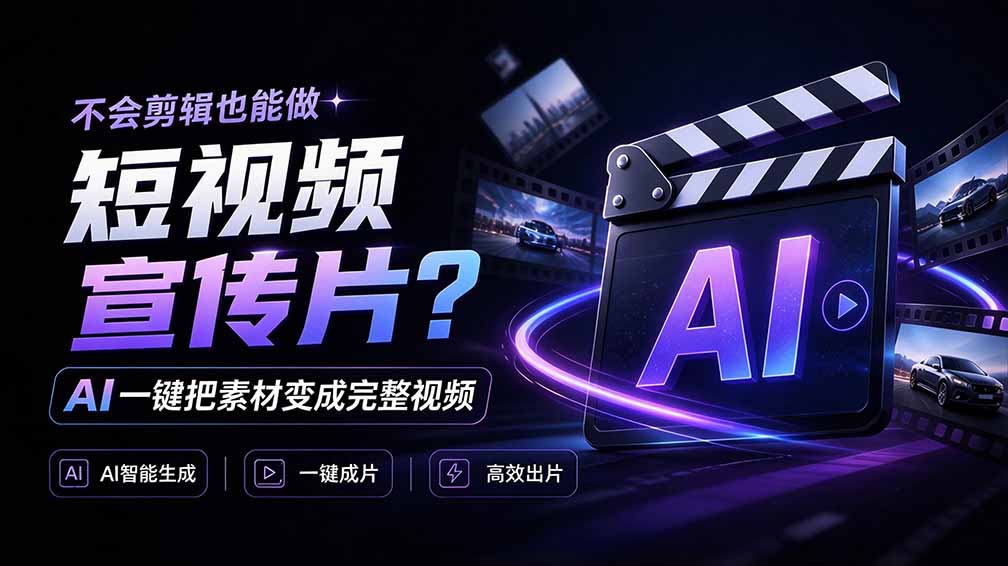 我跪下来了!不会剪辑也能做短视频宣传片? AI 一键把素材变成完整视频,真是神奇,OpenFilm 超省事-迦哆网创社