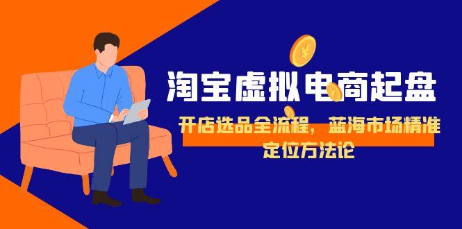 淘宝虚拟电商起盘，开店选品全流程，蓝海市场精准定位方法论-迦哆网创社