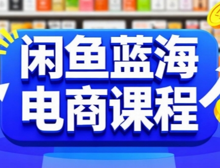 闲鱼蓝海电商课程，手把手助你快速上手，轻松实现闲鱼稳定盈利-迦哆网创社
