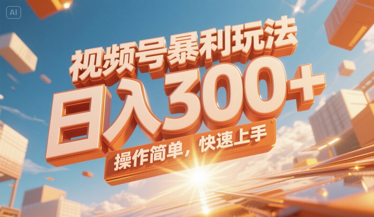 视频号暴利玩法，日入300+，操作简单，快速上手。-迦哆网创社