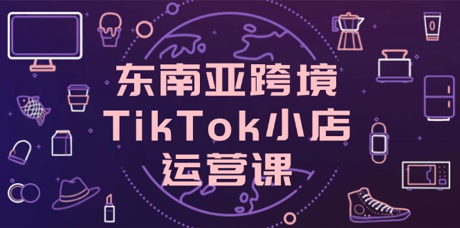 东南亚跨境TikTok小店运营课，掌握店铺设置与流量转化核心技巧-迦哆网创社