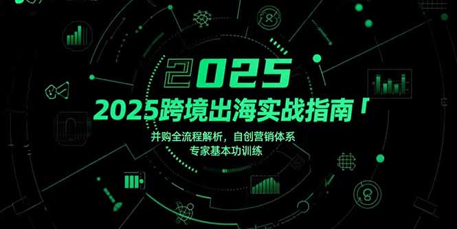 2025跨境出海实战指南，并购全流程解析，自创营销体系，专家基本功训练-迦哆网创社