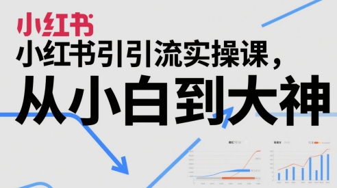 小红书引流实操课，从小白到大神-迦哆网创社
