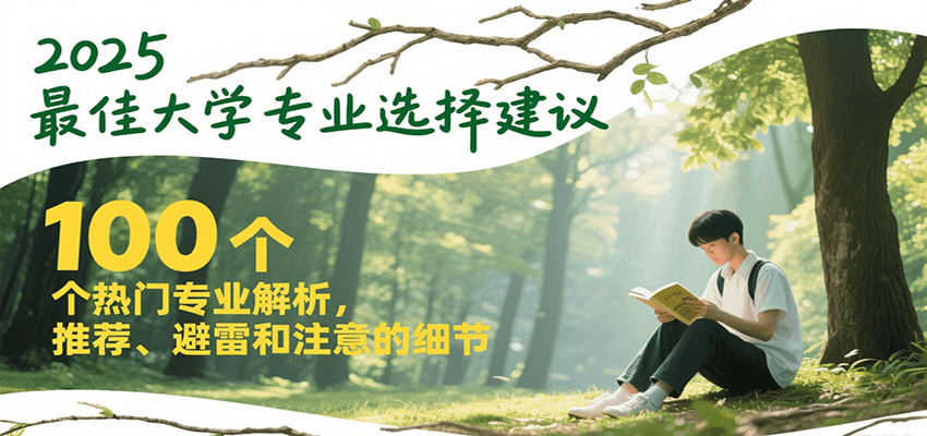 2025最佳大学专业选择建议，100个热门专业解析，推荐、避雷和注意的细节-迦哆网创社