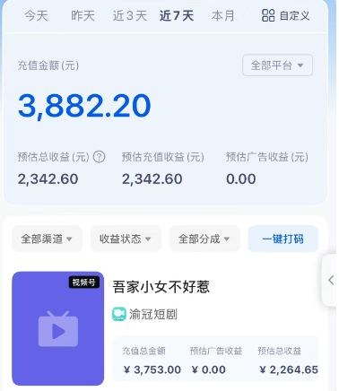 短剧搬砖新玩法，软件批量二创剪辑，7天赚了3800，赶紧做起来【附软件】-迦哆网创社