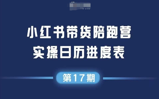 小红书第17期带货陪跑营，不囤货，无不直播，无不投流，通过选品+笔记内容+测品+笔记铺量+矩阵运营打爆款-迦哆网创社