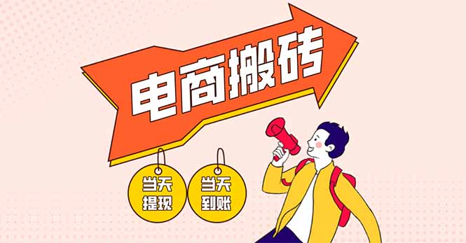 电商搬砖项目，单机日收益300+，非常暴力，小白上手就会-迦哆网创社