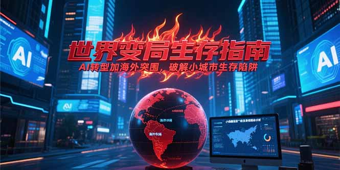 付费文章《世界变局生存指南，AI转型加海外突围，破解小城市生存陷阱》-迦哆网创社