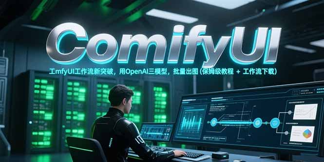 ComfyUI工作流新突破，用OpenAI三模型，批量出图(保姆级教程+工作流下载-迦哆网创社
