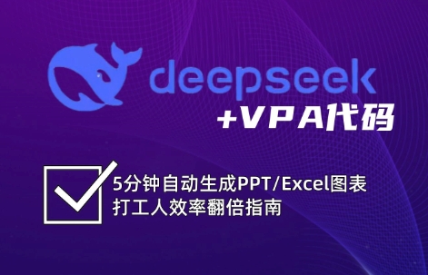 DeepSeek从入门到精通：解锁Excel和VBA高效办公新技能-迦哆网创社